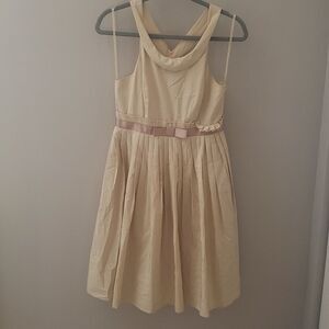 Anthropologie Mousinette Soeurs Dress 4 Silk Blend Baby Doll Regency Empire